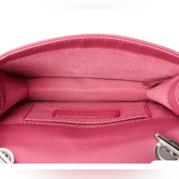 Limited Edition Chanel Pink Ombre Plexi and Leather Boy Brick Mini Bag - Picture 11 of 11